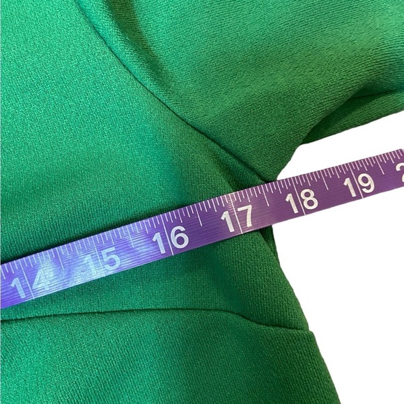 Vintage 60s Sears Kelly Green Short Mod Shift Dress - Picture 12 of 13